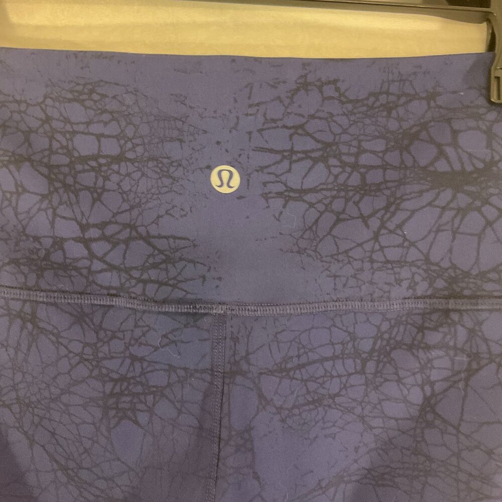 Lululemon Wunder Train High-Rise Crop-Crackle Print